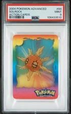 SOLROCK #84 Pokemon Advanced Action Cards Lenticular  - PSA 9 Mint picture