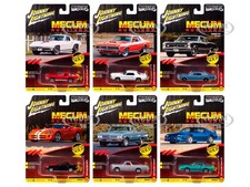 MUSCLE CARS USA 2025 RELEASE 3 SET B OF 6 PCS 1/64 BY JOHNNY LIGHTNING JLMC035 B picture
