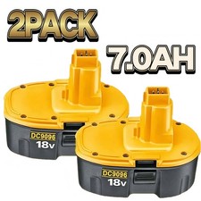2X 7.0AH Ni-MH Battery For Dewalt 18V 18 VOLT XRP DC9096 DC9098 DC9099 7000mAh picture