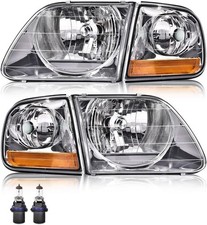 for Ford Expedition 1997-02 F150 1998-03 F250 1988-99 Headlights Left Right picture