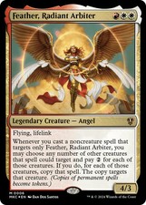 MTG Feather, Radiant Arbiter [Murders at Karlov Manor Commander] Foil Near Mint picture