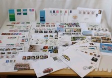 50x Vintage Royal Mail First Day Covers Stamps Collectible Bundle Job Lot picture