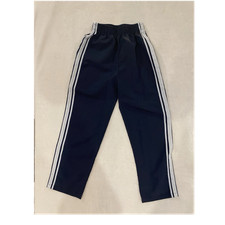 SHEIN Women's Track Pants Petite XXS Navy White Striped Elastic Waist picture
