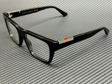 GUCCI GG1889O 001 Black Silver Men's Large 51 mm Eyeglasses picture
