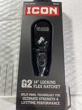 ICON G2 R2LKG 3/8” DRIVE 14” LOCKING FLEX HEAD RATCHET W/ COMFORT GRIP BRAND NEW picture
