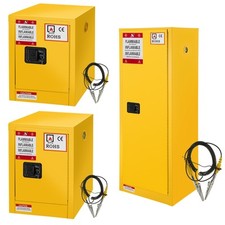 Uimoso 11/12/16/30/45Ga Safety Storage Cabinet Flammable Welded Bin Fireproof picture