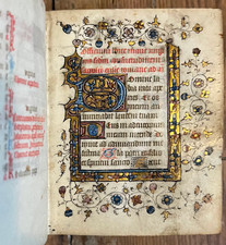 Mid-15th Century French Book of hours on Vellum - produced for an English woman picture
