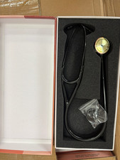 3M Littmann Cardiology IV Stethoscope 6179 Champagne Chestpiece Black Tube picture