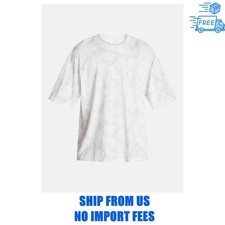 No Boundaries Men's Oversized Boxy Tee Shirt with Short Sleeves, XS picture