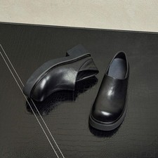 Occident Men's Real Leather Platform Shoes Casual Outdoor Party Slip On Loafers picture