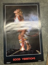 Vintage 1985 Too Hot To Handle air hammer  hot girl poster C2954 picture