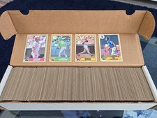 1987 Topps Baseball Complete Set 1-792 Rookie Barry Bonds McGwire Jackson Larkin picture
