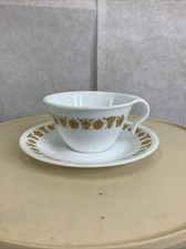 Vintage Corning Corelle Butterfly Gold  Cup w/Saucer picture