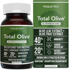 Olive Leaf Extract 40% Oleuropein Plus Olive Fruit Extract 20% Hydroxytyrosol picture