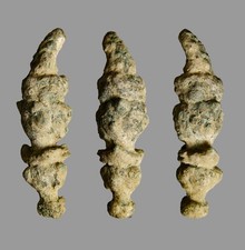 Ancient Canaanite Bronze Votive Idol Figurine 4.2cm Bronze Age c. 1800-1200 BC picture