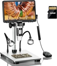 TOMLOV DM9 Series Digital Microscope 1200X Coin Microscope Soldering Microscope picture