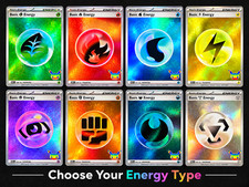 2026 Pokémon TCG 30th Celebration Holo Energy Set LOT OF 8 NM - Choose Type picture