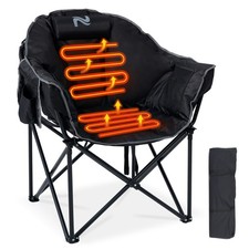 NAIZEA Oversized Heated Camping Chair for Adults, Heavy Duty XXL Camp Chair picture