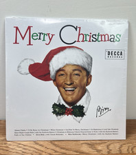 Bing Crosby Merry Christmas Vinyl Record LP 2014 New Sealed, Imperfect Cover picture