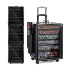 Miniatures Storage Case Miniatures Transport Case.Stackable Carrying Case wit... picture