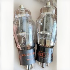 NOS Pair CBS JAN CHY 6BG6G DD GETTER Big Bottle  (6L6 Mod) Black Plates picture