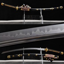 Oda Nobunaga Tachi 41'' T10 Steel Clay-Tempered Authentic Japanese Samurai Sword picture