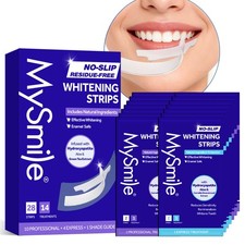 MySmile Teeth Whitening Strips Enamel Safe Whitener Strips 7/14/21 Treatments picture