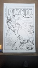 Planet comics #71 Cover Recreation 11 X 17 picture