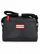 Hunter Women's Black Crossbody Bag Water Resistant Adjustable Strap NWT picture