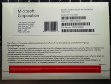 Genuine Windows 10 Pro 64 bit CD Version, Brand New,  picture