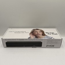 ZVOX AccuVoice AV157 Tv Speaker with hearing aid technology NEW picture