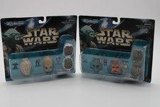 VINTAGE STAR WARS GALOOB MICRO MACHINES MINI HEADS COLLECTION 2 & 4 1996 SEALED picture