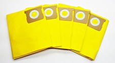 5 PACK 5-8 Gallon High Efficiency Replacement Dry Vacuum Bags - Type H Shop Vac picture
