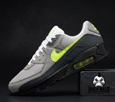 Nike Air Max 90 Black Gray Neon IQ0289-010 Men's Sizes NEW picture