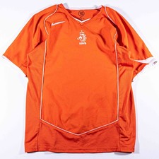 Vintage 2004 Netherlands Nike Home Soccer Jersey Euro 2004 Shirt Youth XL Boys picture