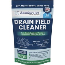 Drain Field Cleaner Tablets by Dr Pooper. Clears Septic Tanks and Drain Field... picture