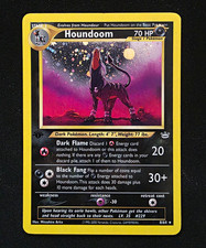 Pokemon TCG Houndoom 8/64 Neo Revelation LP English Holo Rare 1st Ed picture