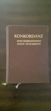 Vintage 1958 Konkordanz Zum Hebraischen Alten Testament made in Germany  picture