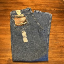 Carhartt B17 DST Relaxed Fit Jeans Men 36x34 Dark Stonewash NWT Vintage Y2K Work picture