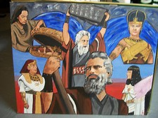 Ten Commandments  an  original painting picture