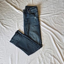 American Eagle Distressed Next Level Airflex Original Straight Leg Men's Jeans picture