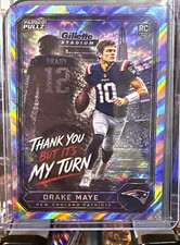 PadscoPullz Custom Drake Maye “Thank You But It’s My Turn” Patriots Rookie RC picture