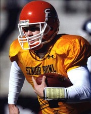 Rhett Bomar signed NFL football 8x10 photo W/Cert Autographed 01 picture