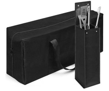 2 Sizes Grill Utensil Storage Bag Waterproof BBQ Tool Organizer Large Capacity picture