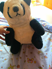 Etone Vintage 1984 Panda Plush Stuffed Animal Washable Medium 14-24
