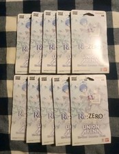 Lot×10 Re:ZERO Union Arena Sleeved Booster Packs UE24BT Starting Life Brand New picture