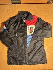 Vintage 70s AMF #1 Harley Davidson Winter Riding Snow Jacket Snowmobile Coat LG picture