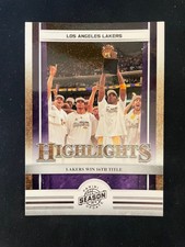 2009-10 Panini Season Update Los Angeles Lakers Highlights #20 Kobe Bryant picture