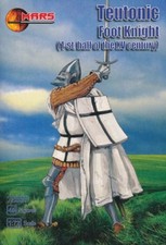 MARS  1:72 SET 72057 MEDIEVAL TEUTONIC FOOT KNIGHT EARLY XV CENTURY- GRAY picture
