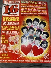 16 Magazine Mar. 1965, Beatles, Kinks, Stones, Manfred Mann, Jane Asher, MORE picture